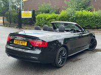 USED 2015 15 AUDI A5 CABRIOLET 2.0 TDI S line Special Edition Plus Convertible 2dr Diesel Manual Euro 5 (s/s) (177 ps) 