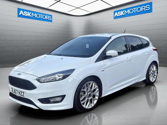 2017 67 FORD FOCUS 1.0T EcoBoost ST-Line Hatchback 5dr Petrol Manual Euro 6 (s/s) (125 ps) WET BELT REPLACED  SATNAV  