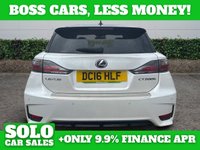 USED 2016 16 LEXUS CT 1.8 200h Sport Hatchback 5dr Petrol Hybrid CVT Euro 6 (s/s) (136 ps) 
