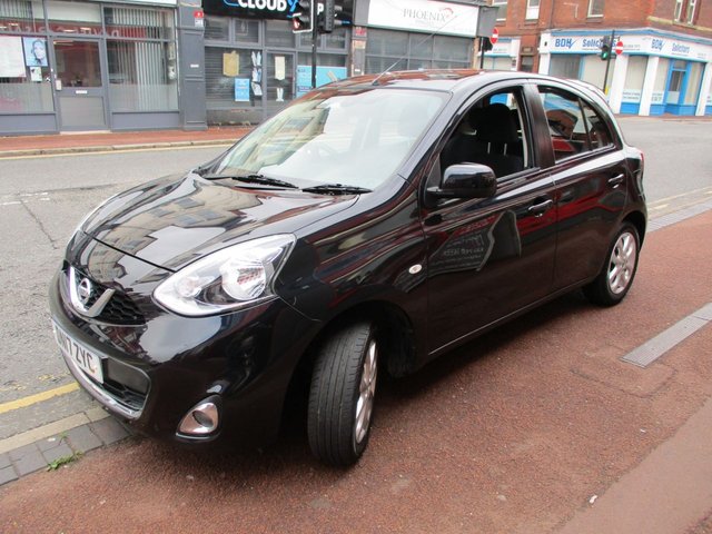2017 NISSAN MICRA 1.2 Acenta Hatchback 5dr Petrol Manual Euro 6 (80 ps) £35 ROAD TAX ,TWO PREVIOUS OWNER ,MOTED 20/06/2026 ,6 MONTHS WARRANTY ,5 SERVICE STAMPS ,AIR-CON ,2 KEYS , - Photo 3