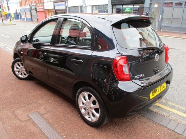2017 NISSAN MICRA 1.2 Acenta Hatchback 5dr Petrol Manual Euro 6 (80 ps) £35 ROAD TAX ,TWO PREVIOUS OWNER ,MOTED 20/06/2026 ,6 MONTHS WARRANTY ,5 SERVICE STAMPS ,AIR-CON ,2 KEYS , - Photo 4