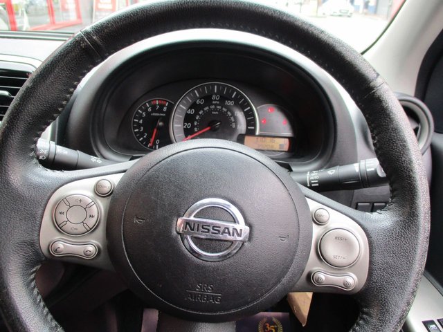 2017 NISSAN MICRA 1.2 Acenta Hatchback 5dr Petrol Manual Euro 6 (80 ps) £35 ROAD TAX ,TWO PREVIOUS OWNER ,MOTED 20/06/2026 ,6 MONTHS WARRANTY ,5 SERVICE STAMPS ,AIR-CON ,2 KEYS , - Photo 6