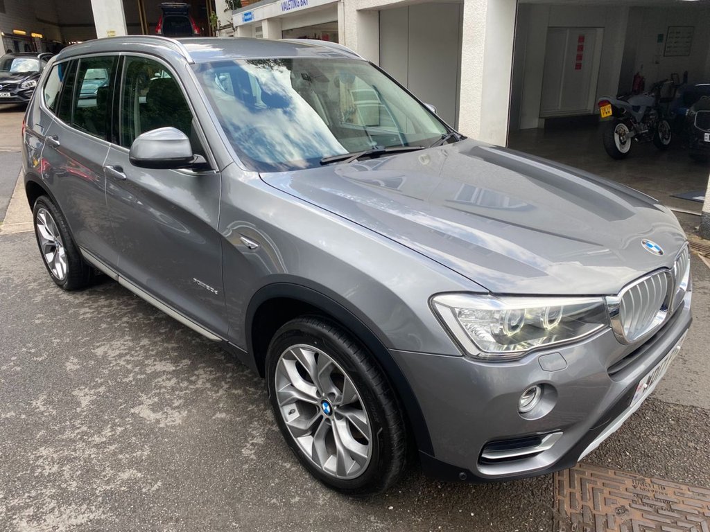 USED 2017 17 BMW X3 2.0 20d xLine SUV 5dr Diesel Auto xDrive Euro 6 (s/s) (190 ps) HEATED SEATS DAB NAV PARK ASSIST