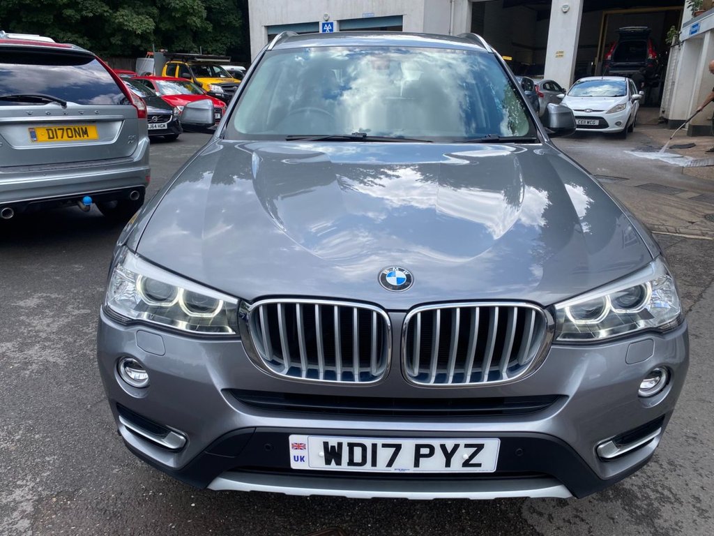 USED 2017 17 BMW X3 2.0 20d xLine SUV 5dr Diesel Auto xDrive Euro 6 (s/s) (190 ps) HEATED SEATS DAB NAV PARK ASSIST