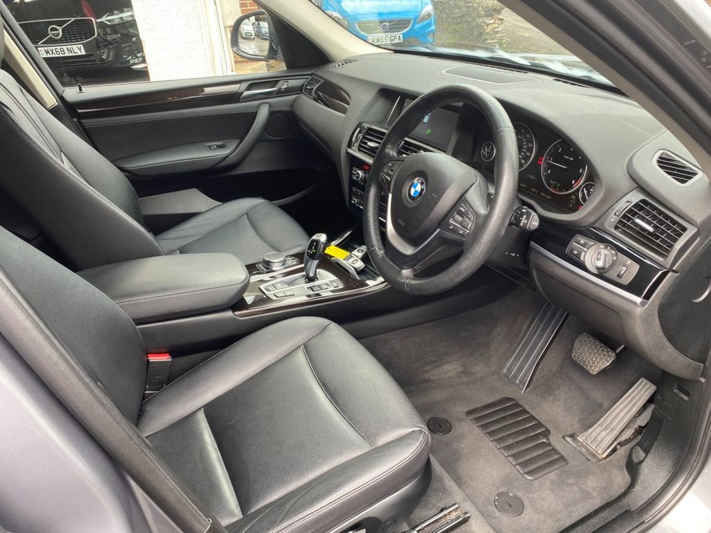 USED 2017 17 BMW X3 2.0 20d xLine SUV 5dr Diesel Auto xDrive Euro 6 (s/s) (190 ps) HEATED SEATS DAB NAV PARK ASSIST