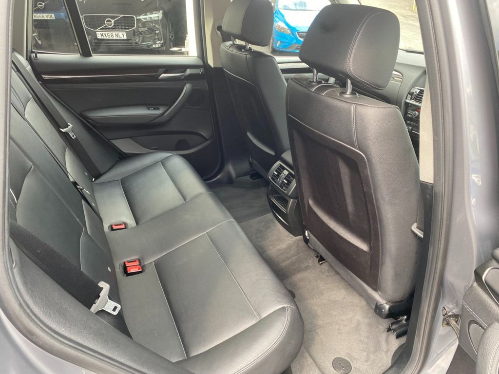 USED 2017 17 BMW X3 2.0 20d xLine SUV 5dr Diesel Auto xDrive Euro 6 (s/s) (190 ps) HEATED SEATS DAB NAV PARK ASSIST