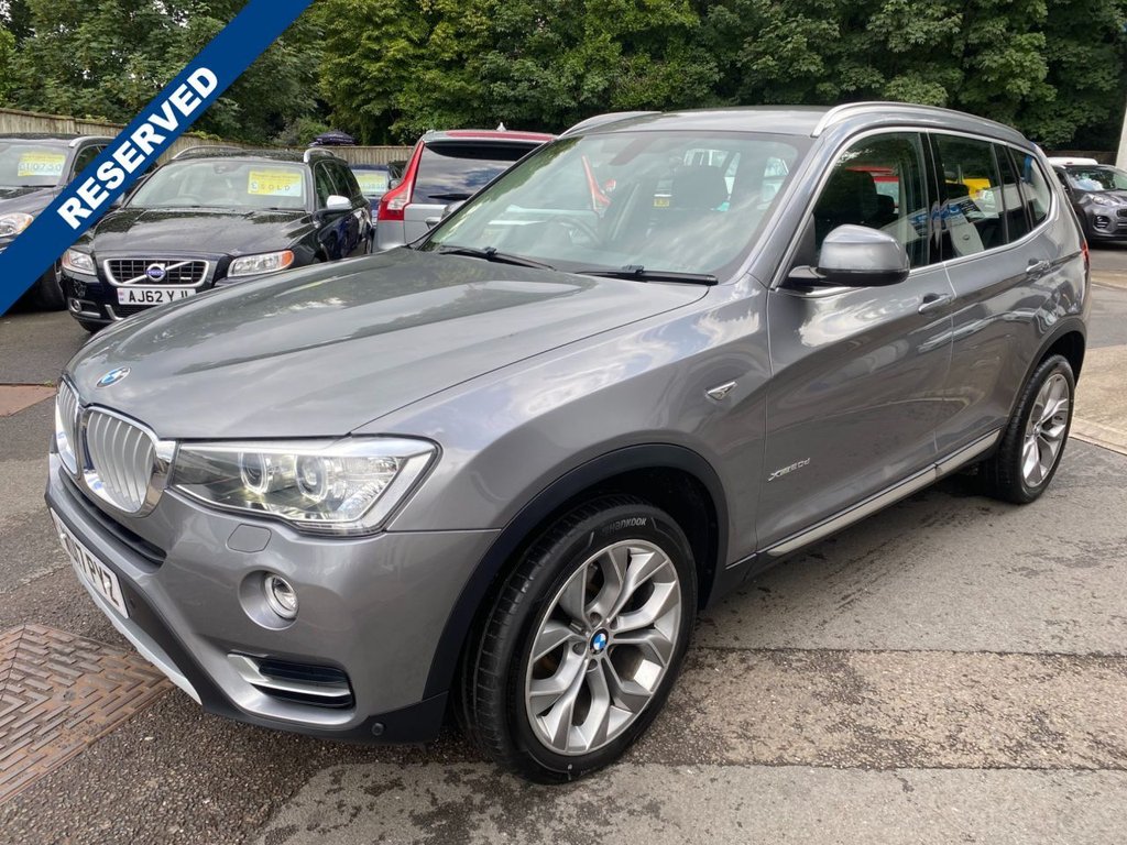 USED 2017 17 BMW X3 2.0 20d xLine SUV 5dr Diesel Auto xDrive Euro 6 (s/s) (190 ps) HEATED SEATS DAB NAV PARK ASSIST