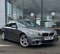 USED 2014 14 BMW 5 SERIES 2.0 520d M Sport Saloon 4dr Diesel Auto Euro 6 (s/s) (184 ps) THIS CAR COMES WITH 6 MONTHS WARRANTY ,BREAKDOWN COVER & RECOVERY +   FRONT HEATED SEATS +  FRONT ELECTRIC SEATS +  FRONT AND REAR SENSORS +  CRUISE CONTROL +  TRACTION CONTROL +  DUAL ZONE CLIMATE CONTROL +  DAB RADIO +  BLUETOOTH CONNECTION +  AUX CONNECTION +  KEYLESS START +  LED DAY TIME RUNNING LIGHTS +  SAT NAVIGATION +  FULL LEATHER TRIM +  ELECTRIC PARKING BRAKE +  HILL HOLD ASSIST +  AUTO START STOP +  19 INCH ALLOY WHEELS