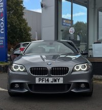 USED 2014 14 BMW 5 SERIES 2.0 520d M Sport Saloon 4dr Diesel Auto Euro 6 (s/s) (184 ps) THIS CAR COMES WITH 6 MONTHS WARRANTY ,BREAKDOWN COVER & RECOVERY +   FRONT HEATED SEATS +  FRONT ELECTRIC SEATS +  FRONT AND REAR SENSORS +  CRUISE CONTROL +  TRACTION CONTROL +  DUAL ZONE CLIMATE CONTROL +  DAB RADIO +  BLUETOOTH CONNECTION +  AUX CONNECTION +  KEYLESS START +  LED DAY TIME RUNNING LIGHTS +  SAT NAVIGATION +  FULL LEATHER TRIM +  ELECTRIC PARKING BRAKE +  HILL HOLD ASSIST +  AUTO START STOP +  19 INCH ALLOY WHEELS