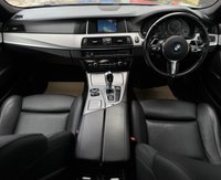 USED 2014 14 BMW 5 SERIES 2.0 520d M Sport Saloon 4dr Diesel Auto Euro 6 (s/s) (184 ps) THIS CAR COMES WITH 6 MONTHS WARRANTY ,BREAKDOWN COVER & RECOVERY +   FRONT HEATED SEATS +  FRONT ELECTRIC SEATS +  FRONT AND REAR SENSORS +  CRUISE CONTROL +  TRACTION CONTROL +  DUAL ZONE CLIMATE CONTROL +  DAB RADIO +  BLUETOOTH CONNECTION +  AUX CONNECTION +  KEYLESS START +  LED DAY TIME RUNNING LIGHTS +  SAT NAVIGATION +  FULL LEATHER TRIM +  ELECTRIC PARKING BRAKE +  HILL HOLD ASSIST +  AUTO START STOP +  19 INCH ALLOY WHEELS