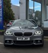 USED 2014 14 BMW 5 SERIES 2.0 520d M Sport Saloon 4dr Diesel Auto Euro 6 (s/s) (184 ps) THIS CAR COMES WITH 6 MONTHS WARRANTY ,BREAKDOWN COVER & RECOVERY +   FRONT HEATED SEATS +  FRONT ELECTRIC SEATS +  FRONT AND REAR SENSORS +  CRUISE CONTROL +  TRACTION CONTROL +  DUAL ZONE CLIMATE CONTROL +  DAB RADIO +  BLUETOOTH CONNECTION +  AUX CONNECTION +  KEYLESS START +  LED DAY TIME RUNNING LIGHTS +  SAT NAVIGATION +  FULL LEATHER TRIM +  ELECTRIC PARKING BRAKE +  HILL HOLD ASSIST +  AUTO START STOP +  19 INCH ALLOY WHEELS