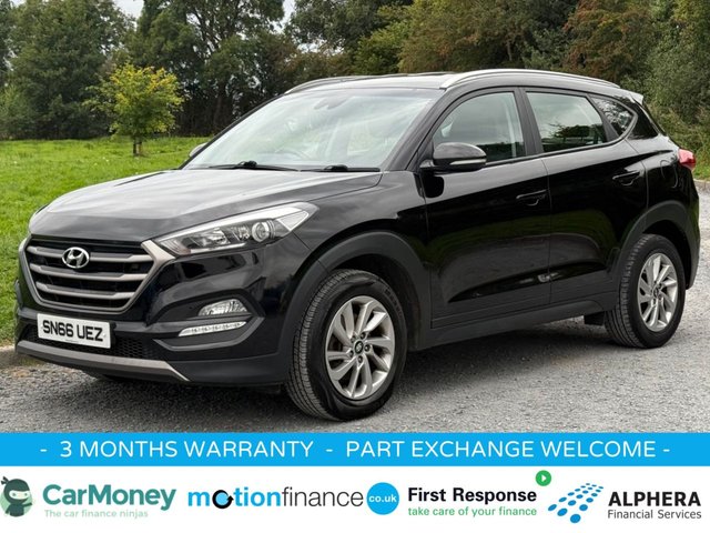 2016 66 Hyundai Tucson 1.7 CRDi Blue Drive SE SUV 5dr Diesel Manual Euro 6 (s/s) (116 ps)