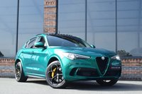 USED 2022 71 ALFA ROMEO STELVIO 2.9 V6 Bi-Turbo Quadrifoglio SUV 5dr Petrol GPF Auto Q4 AWD Euro 6 (s/s) (510 ps) PAN ROOF / HK / MONTREAL GREEN