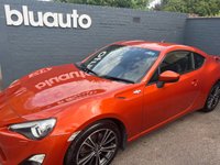 USED 2013 TOYOTA GT86 2.0 Boxer D-4S Coupe 2dr Petrol Auto Euro 5 (200 ps) Dual Climate Control, Heated Leather / Alcantara Sport Seats, Touch Screen Media, Sat Nav, Bluetooth, USB, AUX, Paddleshift Gears, Keyless Entry, Keyless Start, Different Drive Modes, Power Folding Wingmirrors, Spoiler, Rear Parking Sensors, Auto Xenon Head Lights, 17 Inch Alloys.