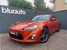 USED 2013 TOYOTA GT86 2.0 Boxer D-4S Coupe 2dr Petrol Auto Euro 5 (200 ps) Dual Climate Control, Heated Leather / Alcantara Sport Seats, Touch Screen Media, Sat Nav, Bluetooth, USB, AUX, Paddleshift Gears, Keyless Entry, Keyless Start, Different Drive Modes, Power Folding Wingmirrors, Spoiler, Rear Parking Sensors, Auto Xenon Head Lights, 17 Inch Alloys.