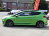 USED 2022 22 FORD FIESTA 1.5T EcoBoost ST-3 Hatchback 3dr Petrol Manual Euro 6 (s/s) (200 ps) Finished in MEAN GREEN with contrasting EBONY PERFORMANCE SPORTS  LEATHER interior trim. It is impossible to ignore that this is one seriously fun car. If you are after some old-school hot hatch fun, the ST is hard to beat.  Features include PAN ROOF, NAV, Bang and Olufsen Speakers, Rear View Camera, Cruise Control, Climate, Heated Seats, DAB, B/Tooth, LED day Lights, 2 Keys and much more.