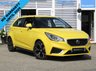 USED 2022 22 MG MG3 1.5 VTi-TECH Exclusive Nav Hatchback 5dr Petrol Manual Euro 6 (s/s) (106 ps) Finished in TUDOR YELLOW with Part Ebony LEATHER Trim. The MG 3 is presented as a good value-for-money hatch. It prioritises price and passenger comfort which is why it is one of the UKs best selling cars. This low mileage example has features which include, Sat Nav, Apple Play, DAB, Part leather trim, Rear View Camera, 2 Keys, Cruise Control, Park Sensors and much more. Comes to you just serviced and serviced previously at 15557 miles and 16485 miles. It also has balance of 7 YEARS MG WARRANTY.