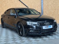 USED 2015 65 AUDI A5 2.0 TDI Black Edition Plus Sportback 5dr Diesel Manual Euro 6 (s/s) (190 ps) FSH | BLACK EDITION PLUS | FLAT BOTTOM | H/SEATS | NAV | F&R SENSORS