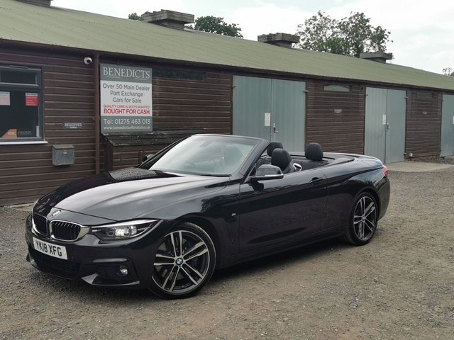 2018 18 BMW 4 Series 3.0 430d M Sport Convertible 2dr Diesel Auto Euro 6 (s/s) (258 ps)