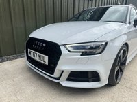 USED 2017 67 AUDI S3 2.0 TFSI Black Edition Sportback 5dr Petrol S Tronic quattro Euro 6 (s/s) (310 ps) 