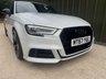 USED 2017 67 AUDI S3 2.0 TFSI Black Edition Sportback 5dr Petrol S Tronic quattro Euro 6 (s/s) (310 ps) 