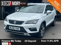 USED 2016 66 SEAT ATECA 1.6 TDI Ecomotive SE Technology SUV 5dr Diesel Manual Euro 6 (s/s) (115 ps) FULL SERVICE HISTORY WITH TIMING BELT CHANGE @53K AND 58K 2 KEYS BOOK PACK SERVICED AS REQUIRED AND 1 YEAR MOT WITHIN THE SALE