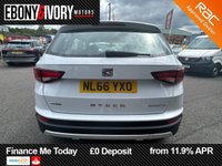 USED 2016 66 SEAT ATECA 1.6 TDI Ecomotive SE Technology SUV 5dr Diesel Manual Euro 6 (s/s) (115 ps) FULL SERVICE HISTORY WITH TIMING BELT CHANGE @53K AND 58K 2 KEYS BOOK PACK SERVICED AS REQUIRED AND 1 YEAR MOT WITHIN THE SALE