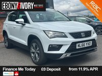 USED 2016 66 SEAT ATECA 1.6 TDI Ecomotive SE Technology SUV 5dr Diesel Manual Euro 6 (s/s) (115 ps) FULL SERVICE HISTORY WITH TIMING BELT CHANGE @53K AND 58K 2 KEYS BOOK PACK SERVICED AS REQUIRED AND 1 YEAR MOT WITHIN THE SALE