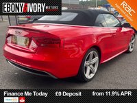 USED 2014 14 AUDI A5 CABRIOLET 2.0 TDI S line Special Edition Convertible 2dr Diesel Manual Euro 5 (s/s) (177 ps) 2 OWNERS FROM NEW LOW MILES 2 KEYS BOOK PACK SERVICED AS REQUIRED AND 1 YEAR MOT WITHIN THE SALE