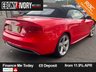 USED 2014 14 AUDI A5 CABRIOLET 2.0 TDI S line Special Edition Convertible 2dr Diesel Manual Euro 5 (s/s) (177 ps) 2 OWNERS FROM NEW LOW MILES 2 KEYS BOOK PACK SERVICED AS REQUIRED AND 1 YEAR MOT WITHIN THE SALE