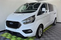 USED 2019 69 FORD TRANSIT CUSTOM 2.0 320 EcoBlue Limited Crew Van Double Cab 5dr Diesel Manual L2 H1 Euro 6 (s/s) (6 Seat) (130 ps) 