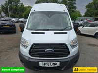USED 2016 16 FORD TRANSIT 2.2 TDCi 17-seat minibus in white, 91,000 miles, ULEZ Euro 6, 6-speed manual, Bluetooth, cruise control, 17 Seater (16+1) and more Final price + VAT @ 20%! With a MOT valid until April 2026, this 2016 Ford Transit TDCi 460 is ready to hit the road. This van is the 2.2 TDCi 460 HDT L4 H3 4dr derivative, equipped with 18 seats and a 2.2L diesel engine. It meets Euro 6 emission standards. For your peace of mind, a 3-month warranty is included. The van also features 18 Seats and a Electronic Stability Programme (ESP) and a Ford Audio System with SYNC (ICE Pack 4). Bluetooth connectivity is included, along with Electronic Dynamic Cornering Control and E