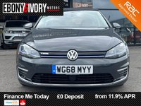 USED 2019 68 VOLKSWAGEN E-GOLF 35.8kWh e-Golf Hatchback 5dr Electric Auto (136 ps) 2 OWNERS FROM NEW LOW MILES 2 KEYS BOOK PACK FULLY SERVICED AND 1 YEAR MOT WITHIN THE SALE