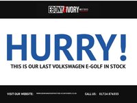 USED 2019 68 VOLKSWAGEN E-GOLF 35.8kWh e-Golf Hatchback 5dr Electric Auto (136 ps) 2 OWNERS FROM NEW LOW MILES 2 KEYS BOOK PACK FULLY SERVICED AND 1 YEAR MOT WITHIN THE SALE