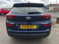 USED 2019 69 HYUNDAI TUCSON 1.6 GDi SE Nav SUV 5dr Petrol Manual Euro 6 (s/s) (132 ps) 2 OWNERS FROM NEW* 5 STAMP SERVICE HISTORY* SAT NAV* PARKING SENSORS* REVERSING CAMERA* CRUISE CONTROL* AUTO START / STOP* TRACTION CONTROL* LANE / HILL ASSIST* 6 SPEED* SPORT STEERING MODE*