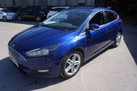 USED 2015 65 FORD FOCUS 1.0T EcoBoost Zetec Hatchback 5dr Petrol Manual Euro 6 (s/s) (125 ps) Only &pound;20 Road Tax !!! Full Ford History & 12 Mths Mot, Rear Camera & Rear Parking Sensors, Sat Navigation, Only 56,000 Miles !