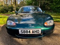 USED 1998 S MAZDA MX-5 1.8 S Convertible 2dr Petrol Manual (218 g/km, 140 bhp) 1 RETIRED LADY OWNER FROM NEW WITH ONLY 36,290 MILES AND FULL MAZDA/SPECIALIST SERVICE HISTORY///THIS VEHICLE IS STUNNING THROUGHOUT // GARAGED ALL ITS LIFE 140 bhp) 1 RETIRED LADY OWNER FROM NEW WITH ONLY 36,290 MILES AND FULL MAZDA/SPECIALIST SERVICE HISTORY///THIS VEHICLE IS STUNNING THROUGHOUT // GARAGED ALL ITS LIFE