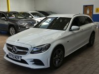 USED 2020 70 MERCEDES-BENZ C-CLASS 2.0 C300de 13.5kWh AMG Line Edition Estate 5dr Diesel Plug-in Hybrid G-Tronic+ Euro 6 (s/s) (306 ps) SAT NAV HEATED LEATHER SEATS REAR VIEW CAMERA CRUISE CONTROL PARKING SENSORS 2 OWNERS MERCEDES SERVICE HISTORY WARRANTY