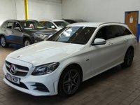 USED 2020 70 MERCEDES-BENZ C-CLASS 2.0 C300de 13.5kWh AMG Line Edition Estate 5dr Diesel Plug-in Hybrid G-Tronic+ Euro 6 (s/s) (306 ps) SAT NAV HEATED LEATHER SEATS REAR VIEW CAMERA CRUISE CONTROL PARKING SENSORS 2 OWNERS MERCEDES SERVICE HISTORY WARRANTY