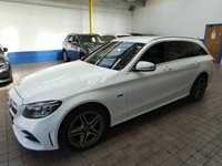 USED 2020 70 MERCEDES-BENZ C-CLASS 2.0 C300de 13.5kWh AMG Line Edition Estate 5dr Diesel Plug-in Hybrid G-Tronic+ Euro 6 (s/s) (306 ps) SAT NAV HEATED LEATHER SEATS REAR VIEW CAMERA CRUISE CONTROL PARKING SENSORS 2 OWNERS MERCEDES SERVICE HISTORY WARRANTY