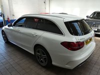 USED 2020 70 MERCEDES-BENZ C-CLASS 2.0 C300de 13.5kWh AMG Line Edition Estate 5dr Diesel Plug-in Hybrid G-Tronic+ Euro 6 (s/s) (306 ps) SAT NAV HEATED LEATHER SEATS REAR VIEW CAMERA CRUISE CONTROL PARKING SENSORS 2 OWNERS MERCEDES SERVICE HISTORY WARRANTY
