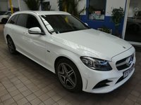 USED 2020 70 MERCEDES-BENZ C-CLASS 2.0 C300de 13.5kWh AMG Line Edition Estate 5dr Diesel Plug-in Hybrid G-Tronic+ Euro 6 (s/s) (306 ps) SAT NAV HEATED LEATHER SEATS REAR VIEW CAMERA CRUISE CONTROL PARKING SENSORS 2 OWNERS MERCEDES SERVICE HISTORY WARRANTY