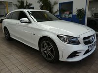 USED 2020 70 MERCEDES-BENZ C-CLASS 2.0 C300de 13.5kWh AMG Line Edition Estate 5dr Diesel Plug-in Hybrid G-Tronic+ Euro 6 (s/s) (306 ps) SAT NAV HEATED LEATHER SEATS REAR VIEW CAMERA CRUISE CONTROL PARKING SENSORS 2 OWNERS MERCEDES SERVICE HISTORY WARRANTY