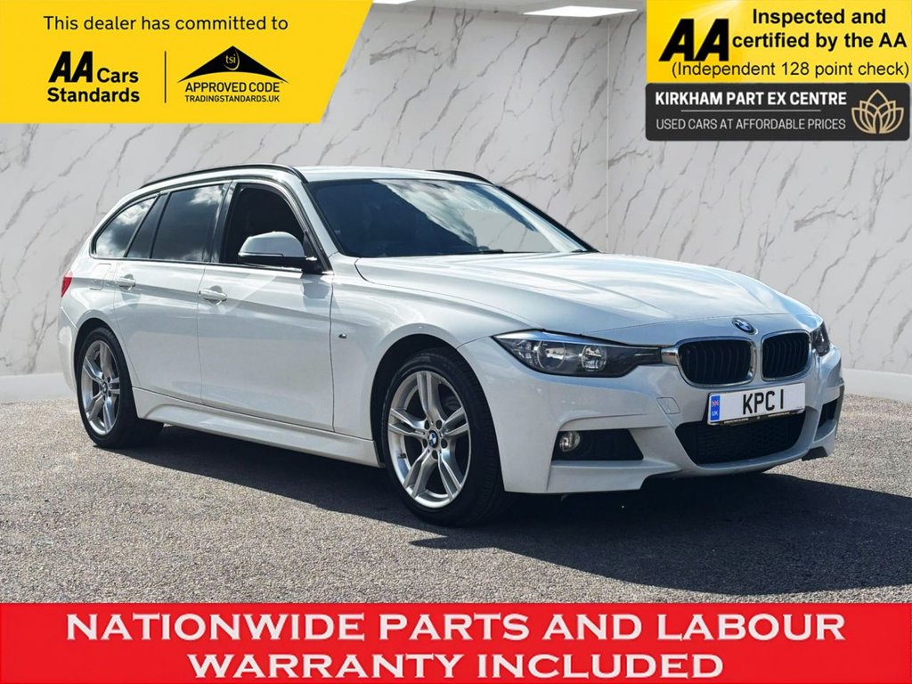 BMW 3 SERIES 2.0 320d M Sport Saloon 4dr Diesel Manual Euro 6 (s/s) (190 ps) NATIONWIDE PARTS & LABOUR WARRANTY INCLUDED + 12 MONTHS AA BREAKDOWN FREE