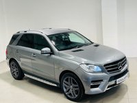 USED 2013 13 MERCEDES-BENZ M-CLASS 2.1 ML250 BlueTEC AMG Sport SUV 5dr Diesel G-Tronic 4WD Euro 6 (s/s) (204 ps) 20 Inch AMG Wheels|COMAND Media|Privacy Glass|AA Inspected|ULEZ OK