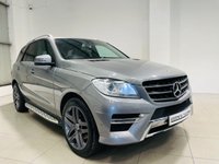 USED 2013 13 MERCEDES-BENZ M-CLASS 2.1 ML250 BlueTEC AMG Sport SUV 5dr Diesel G-Tronic 4WD Euro 6 (s/s) (204 ps) 20 Inch AMG Wheels|COMAND Media|Privacy Glass|AA Inspected|ULEZ OK