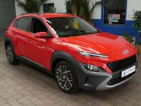 USED 2022 22 HYUNDAI KONA 1.6 h-GDi Premium SUV 5dr Petrol Hybrid DCT Euro 6 (s/s) (141 ps) SAT NAV REAR VIEW CAMERA CRUISE CONTROL PARKING SENSORS 1 OWNER SERVICE HISTORY HYUNDAI WARRANTY TILL MACH 2027