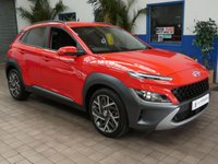 USED 2022 22 HYUNDAI KONA 1.6 h-GDi Premium SUV 5dr Petrol Hybrid DCT Euro 6 (s/s) (141 ps) SAT NAV REAR VIEW CAMERA CRUISE CONTROL PARKING SENSORS 1 OWNER SERVICE HISTORY HYUNDAI WARRANTY TILL MACH 2027