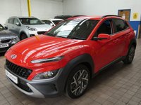 USED 2022 22 HYUNDAI KONA 1.6 h-GDi Premium SUV 5dr Petrol Hybrid DCT Euro 6 (s/s) (141 ps) SAT NAV REAR VIEW CAMERA CRUISE CONTROL PARKING SENSORS 1 OWNER SERVICE HISTORY HYUNDAI WARRANTY TILL MACH 2027