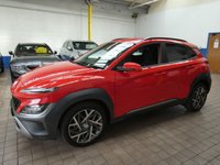 USED 2022 22 HYUNDAI KONA 1.6 h-GDi Premium SUV 5dr Petrol Hybrid DCT Euro 6 (s/s) (141 ps) SAT NAV REAR VIEW CAMERA CRUISE CONTROL PARKING SENSORS 1 OWNER SERVICE HISTORY HYUNDAI WARRANTY TILL MACH 2027